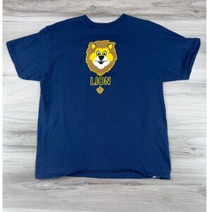 Boy Scouts of America Lion Cub Scout Navy Blue Graphic Tee Shirt Youth Small